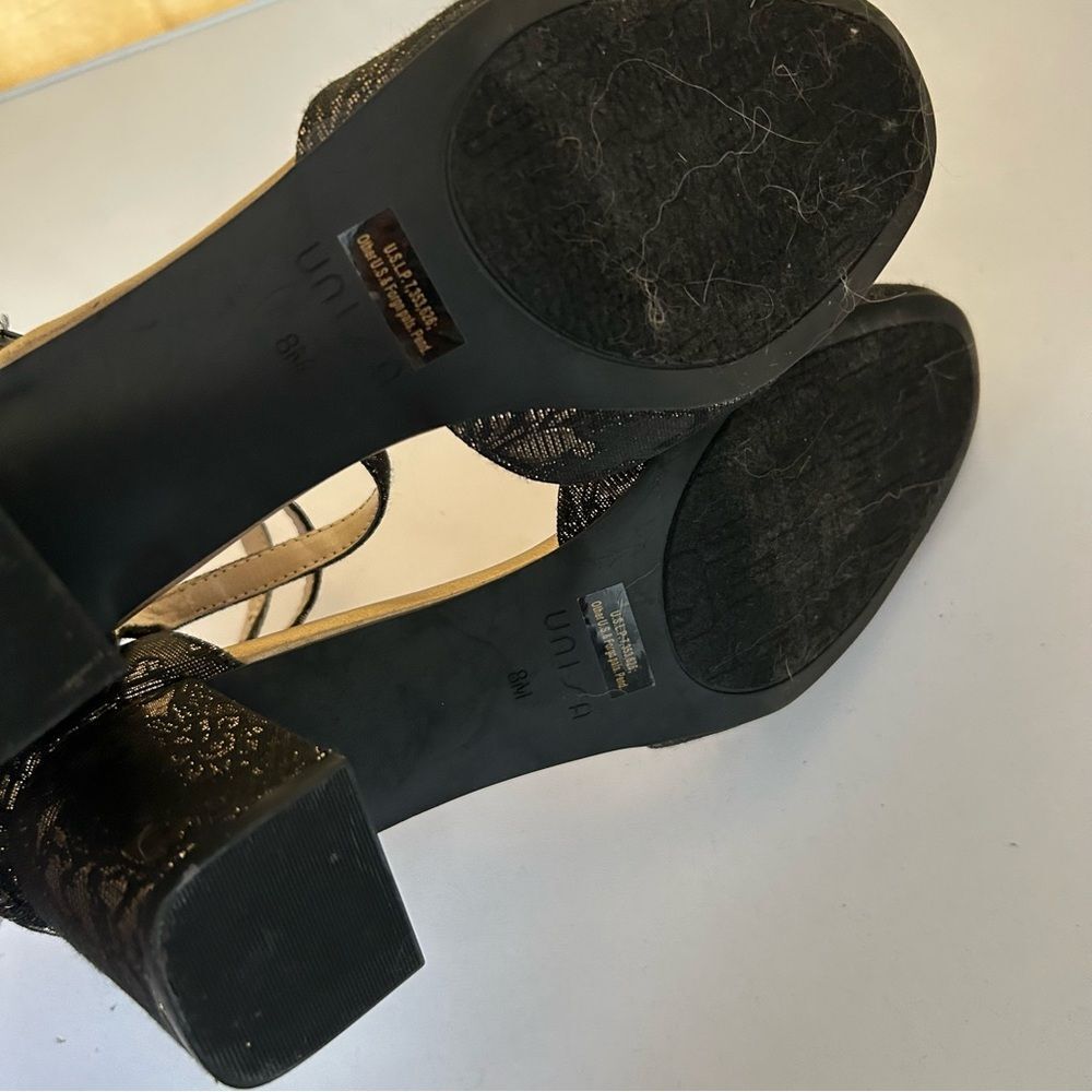 Unisa Black Lace Women's Heels - Picture 5 of 7